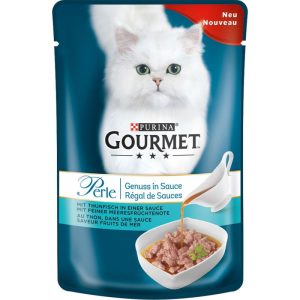 Gourmet Portionsbeutel Perle Genuss in Sauce Thunfisch 85 g Gourmet Portionsbeutel Perle Genuss in Sauce Thunfisch 85 g