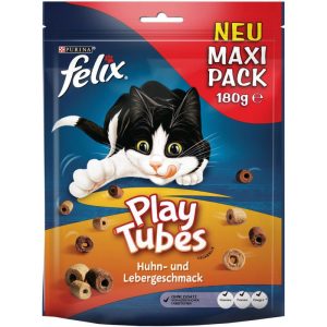 Felix Snack Play Tubes Huhn u Lebergeschmack 180g Felix Snack Play Tubes Huhn u Lebergeschmack 180g