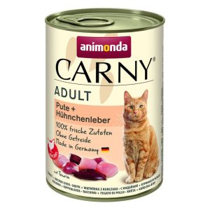Carny Cat Adult Pute und Hühnchenleber 400g Dose Carny Cat Adult Pute und Hühnchenleber 400g Dose