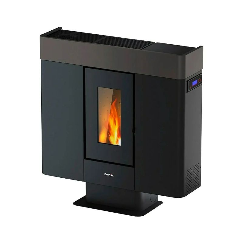 FreePoint Pelletofen Moon 3-10 kW, Mokka