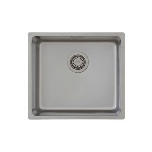 Respekta Spuele Edelstahl 49 cm inkl. Ab- und Ueberlaufgarnitur Respekta Spuele Edelstahl 49 cm inkl. Ab- und Ueberlaufgarnitur