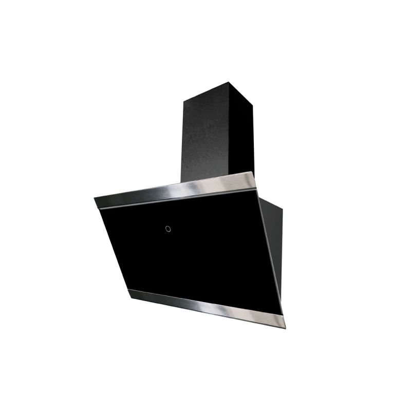 Respekta Haube Schwarz, 60 cm, EEK A++9 Leistungsstufen LED-Beleuchtung