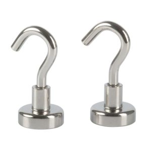 Suki Topfmagnet Neodym mit Schraubhaken M4 Ø 16 x 35 mm, silber Suki Topfmagnet Neodym mit Schraubhaken M4 Ø 16 x 35 mm, silber