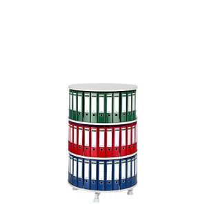3 Etagen Ordner-Drehsäule, ohne Ordner, H 1230 mm 3 Etagen Ordner-Drehsäule, ohne Ordner, H 1230 mm