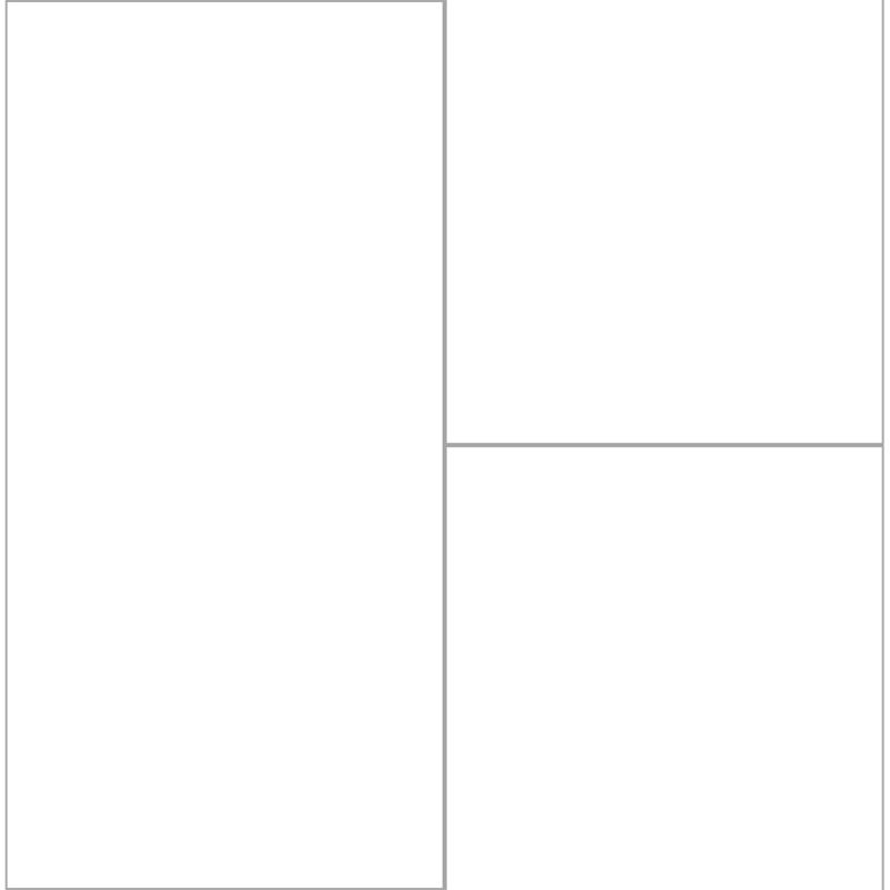 Laminat XL Fliese Hochglanz weiss 810 x 400 x 8 mm