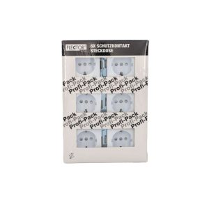 Flector Steckdosen Profi-Pack weiß 6 Stück Flector Steckdosen Profi-Pack weiß 6 Stück