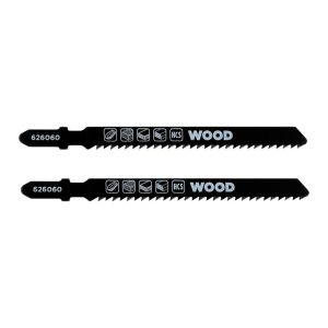 kwb HCS-Stichsägeblätter mit T-Schaft für Holz fein 2-tlg. 100 mm kwb HCS-Stichsägeblätter mit T-Schaft für Holz fein 2-tlg. 100 mm
