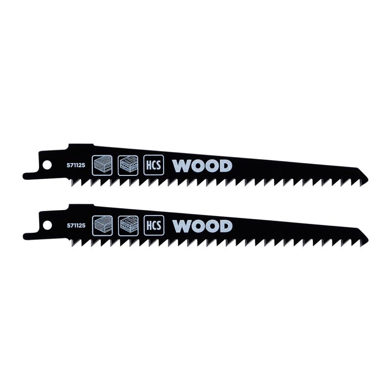 kwb HCS-Säbelsägeblätter für Holz kurve 2-tlg. 153 mm
