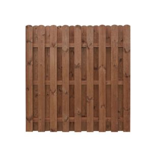 Bretterzaun Sylt 180×180 braun Bretterzaun Sylt 180×180 braun