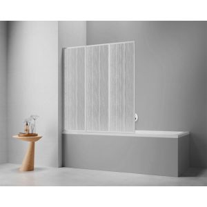 Badewannenfaltwand Venezia 3tlg. weiss Badewannenfaltwand Venezia 3tlg. weiss