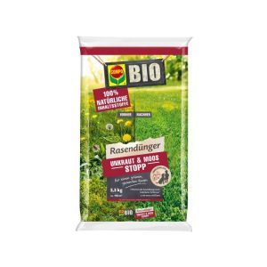 Compo BIO Rasendünger Unkraut & Moos Stopp 5,5 kg für 110 m² Compo BIO Rasendünger Unkraut & Moos Stopp 5,5 kg für 110 m²