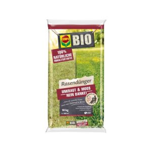 Compo BIO Rasendünger Unkraut & Moos 10 kg für 200 m² Compo BIO Rasendünger Unkraut & Moos 10 kg für 200 m²
