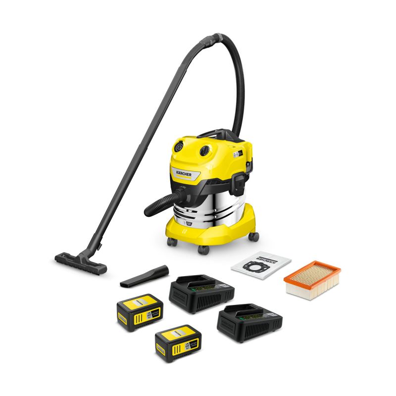Kärcher  Nass- und Trockensauger WD 4-18 S Dual Battery Set V-20/23