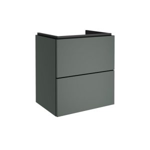 BADMOBIL Waschtischunterschrank CRAFT 49 x 54 x 36 cm 2 Schubladen mit Push-To-Open grün-matt BADMOBIL Waschtischunterschrank CRAFT 49 x 54 x 36 cm 2 Schubladen mit Push-To-Open grün-matt