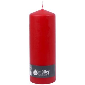 Müller Kerzenfabrik Stumpenkerze kaminrot 220/78mm Müller Kerzenfabrik Stumpenkerze kaminrot 220/78mm