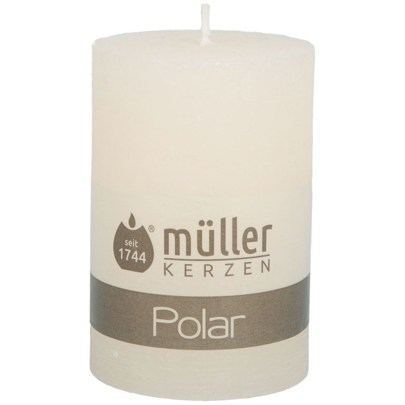 Müller Kerzenfabrik Duftlicht Polar Stumpenkerze hell 100/68mm