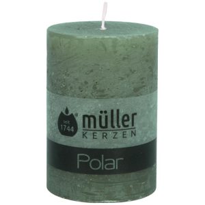 Müller Kerzenfabrik Duftlicht Polar Stumpenkerze efeugrün 100/68mm Müller Kerzenfabrik Duftlicht Polar Stumpenkerze efeugrün 100/68mm
