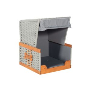 SunnySmart Hundestrandkorb Bestfriend grau SunnySmart Hundestrandkorb Bestfriend grau