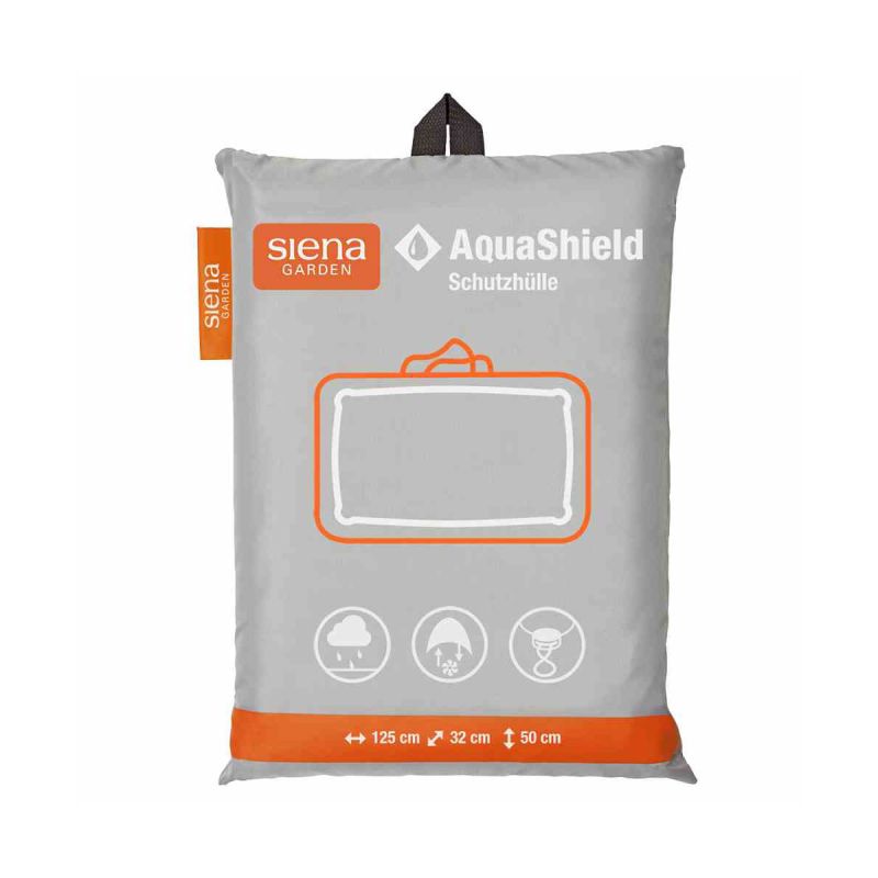 Siena Garden Kissen-Schutz-Tasche AquaShield für Auflagen 125 x 32 x 50 cm hellgrau