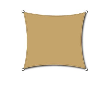 Siena Garden Sonnensegel Solino 360 x 360 cm natur