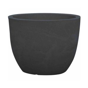 Siena Garden Gefäß Bristol Durchmesser 45 x 36,1 cm schwarz-granit