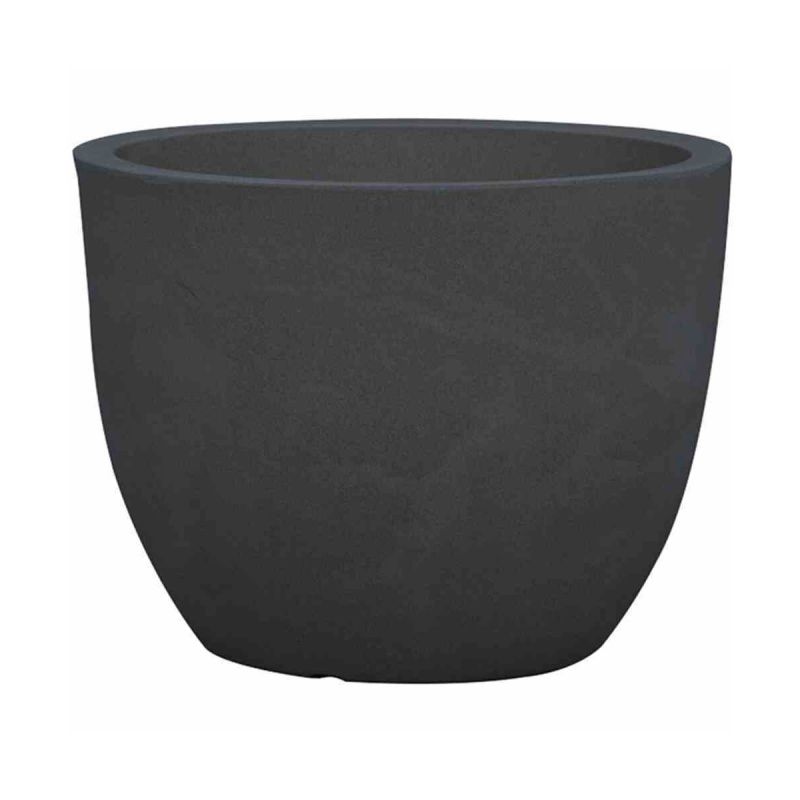 Siena Garden Gefäß Bristol Durchmesser 60 x 46 cm schwarz-granit
