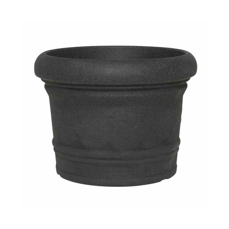 Siena Garden Gefäß Norah Durchmesser 60 x 45 cm schwarz-granit
