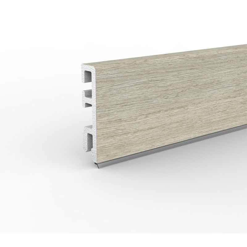 Sockelleiste Cubica 60 Groda 13 x 60 x 2500 mm