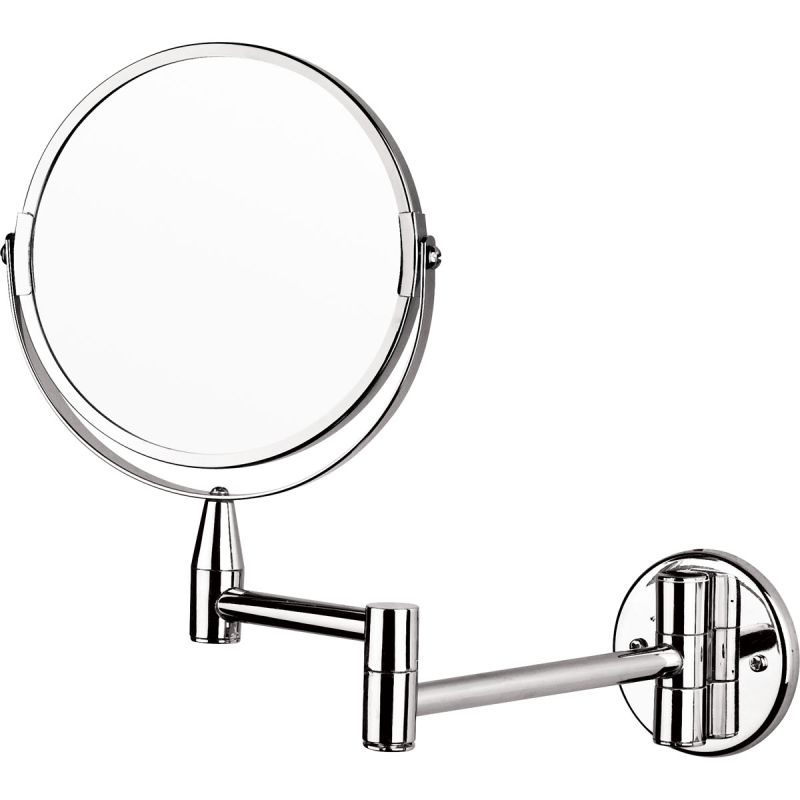 Basic Kosmetikspiegel ausziehbar Durchmesser 20 cm Chrom