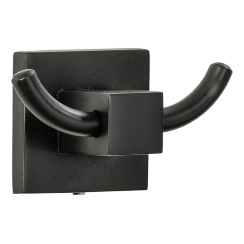 Fackelmann Doppelhaken NEW YORK 8,5x5x5 cm schwarz