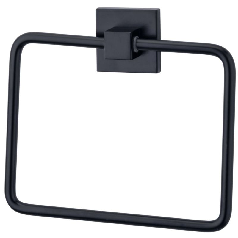 Fackelmann Handtuchring NEW YORK 19x17x3,5 cm schwarz