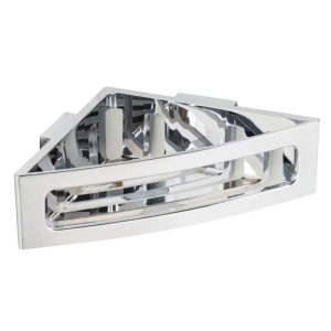 Wenko Eckablage Bralia, Farbe: Chrom, Befestigen ohne Bohren Wenko Eckablage Bralia, Farbe: Chrom, Befestigen ohne Bohren