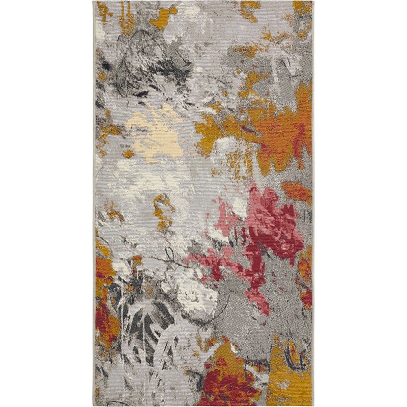 andiamo Teppich Portland 80x150 cm grau-multi