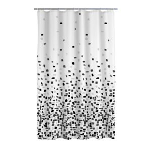 Valblue Duschvorhang Zelda 180×200 cm schwarz Valblue Duschvorhang Zelda 180×200 cm schwarz