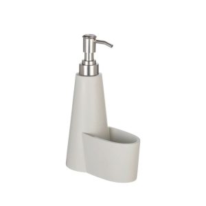 Schöner Wohnen Seifenspender m. Schwammhalter Simra Creme Schöner Wohnen Seifenspender m. Schwammhalter Simra Creme