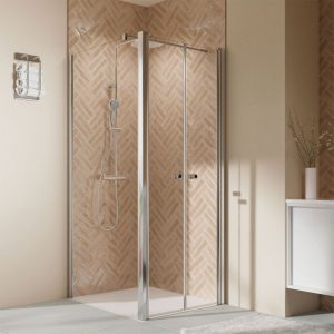 Breuer  QUICK72 Elana 2.0 Seitenwand links für Pendeltür Alu silber matt Klarglas 750 mm