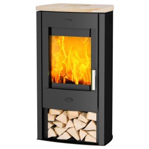 Fireplace Kaminofen Tuvalu Sandstein Top6 kW Anschl. oben 150mm Fireplace Kaminofen Tuvalu Sandstein Top6 kW Anschl. oben 150mm