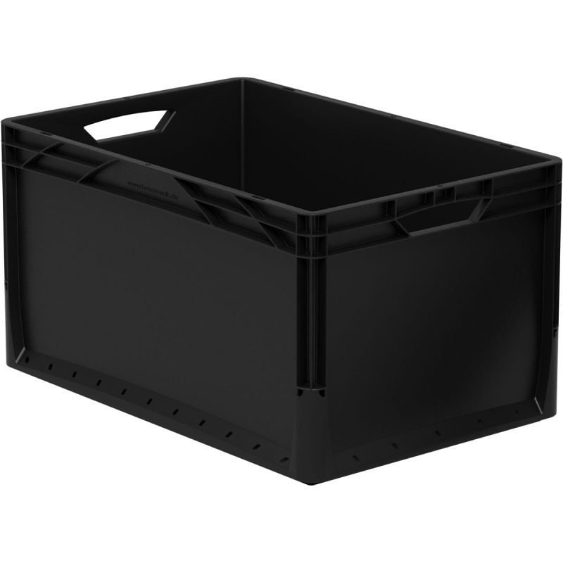 Eurobox  60 cm x 40 cm x 32 cm schwarz
