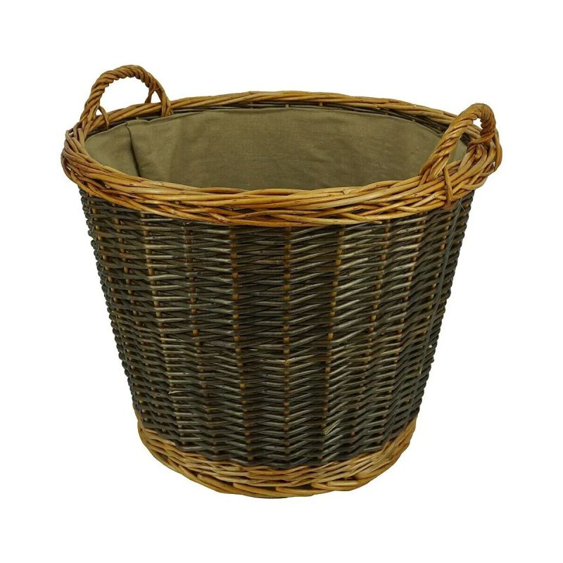 Valo Weidenkorb rund mit Jute, D50xH41cm