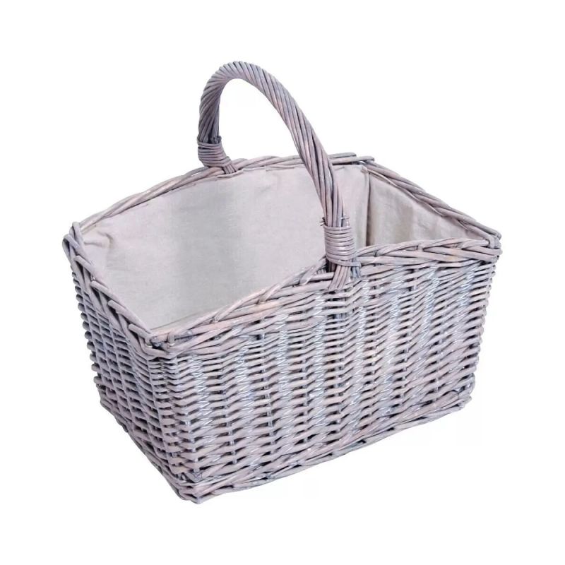 Valo Weidenkorb graubeige, L46xB33xH43cm