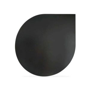 Valo Stahlbodenplatte Tropfenform 2mm110x110cm, schwarz Valo Stahlbodenplatte Tropfenform 2mm110x110cm, schwarz