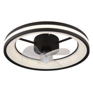 Deckenventilator Gatian schwarz