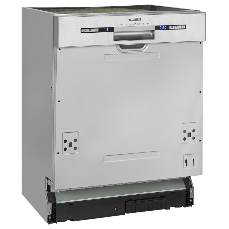 exquisit Einbau-Geschirrspüler EGSP2113-EB-030E inox teilintegriert