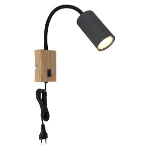 Globo Lighting Wandleuchte Robby holzoptik Globo Lighting Wandleuchte Robby holzoptik