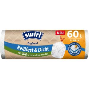 Swirl Zugband- Müllbeutel 60 L Swirl Zugband- Müllbeutel 60 L