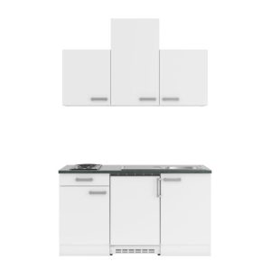 optifit Miniküche Oslo214 150 x 226,8 x 60 cm Feinstruktur Weiß Anthrazit Matt optifit Miniküche Oslo214 150 x 226,8 x 60 cm Feinstruktur Weiß Anthrazit Matt