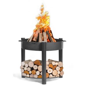 CookKing Feuerschale Montana 80 hoch inkl. Holzlager 88x80cm Schwarz CookKing Feuerschale Montana 80 hoch inkl. Holzlager 88x80cm Schwarz