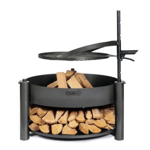 CookKing Feuerschale Montana X inkl. Holzlager & Zubehör 88x110cm Schwarz CookKing Feuerschale Montana X inkl. Holzlager & Zubehör 88x110cm Schwarz