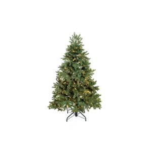 Künstlicher Weihnachtsbaum Roswell Kiefer inkl. LEDs 150 cm Grün Künstlicher Weihnachtsbaum Roswell Kiefer inkl. LEDs 150 cm Grün
