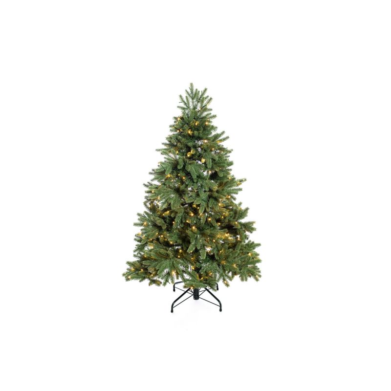 Künstlicher Weihnachtsbaum Roswell Kiefer inkl. LEDs 150 cm Grün